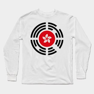 Korean Hong Konger Multinational Patriot Flag Series Long Sleeve T-Shirt